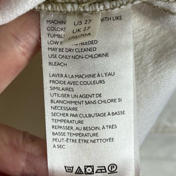 NWT Free People White Mambo Denim Midi Skirt Size 27 New With Tags Jean Boho - Picture 10 of 12